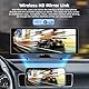 10.26 Zoll Wireless Carplay Android Auto Display, Tragbares Autoradios mit 4K Dashcam+1080P Rückfahrkamera, Siri/Google Assistant, GPS Navigation, Bluetooth, Mirror Link, FM, 64G TF für All Vehicles
