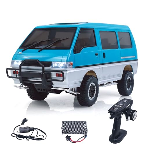Voiture RC tout-terrain 1/12 LDRC LD1296 avec télécommande 2 vitesses et éclairage LED