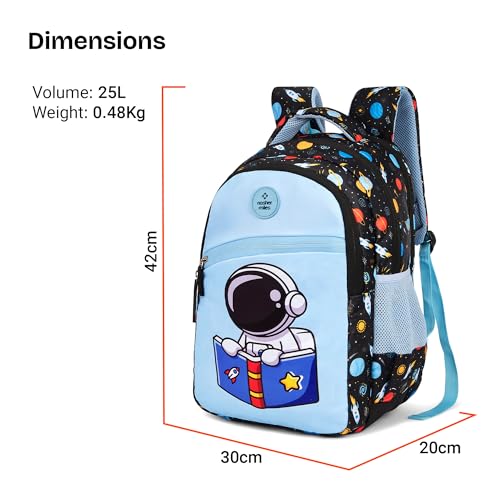 Image of Nasher Miles Polyester Backpack | Ideal for Preschool, Kindergarten, College, School, Office& Travel | Toddler, Girls, Boys, Men, Women