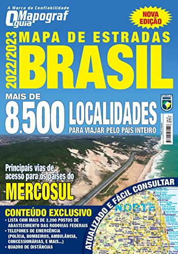 Mapa Mapograf Estradas Brasil - 2022/2023