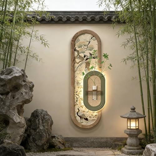 ZUGIATP Imitation 3D Wall Sculpture Painting Decoration 3D Vision Wall