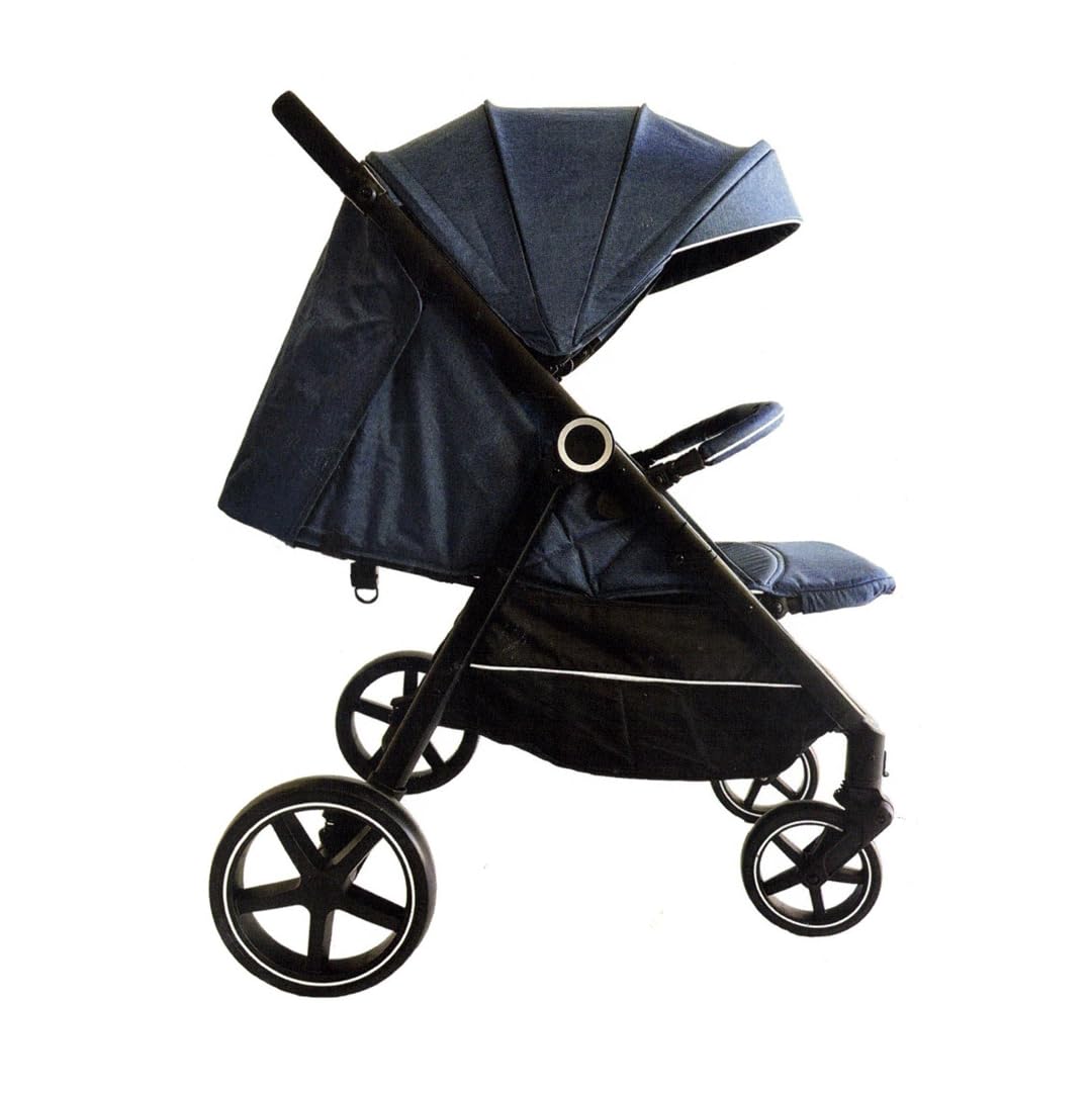 Passeggino pieghevole regolabile Posizione sdraiata Vano portaoggetti Algi Baby Italianina 619A