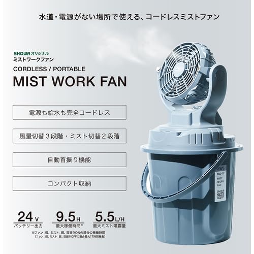 SHOWA ショウワ ミストワークファン N23-06 楽天市場】SHOWA ミストワークファン N25-01 4582353042488