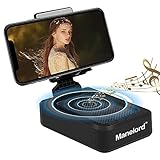 【Supporto per Vivavoce】 Angolo di visione regolabile, più angoli possono essere regolati per soddisfare le diverse esigenze di visione. Ti rende le mani libere per goderti i tuoi giochi, video e Face time. L'influenza della versione Bluetooth 5.0 e il design del supporto del telefono cellulare lo rendono più comodo da usare. Il miglior regalo per tutti i tuoi amici.