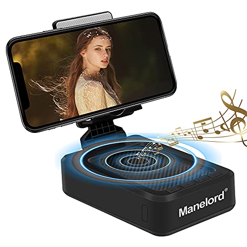 【Supporto per Vivavoce】 Angolo di visione regolabile, più angoli possono essere regolati per soddisfare le diverse esigenze di visione. Ti rende le mani libere per goderti i tuoi giochi, video e Face time. L'influenza della versione Bluetooth 5.0 e il design del supporto del telefono cellulare lo rendono più comodo da usare. Il miglior regalo per tutti i tuoi amici.