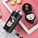 LZBDKM Taza Termo Taza con Estampado de Gatos Termo Taza de Viaje Frasco de vacío portátil de Acero Inoxidable Taza de café Termo Botella de Agua 2019 Drop Ship