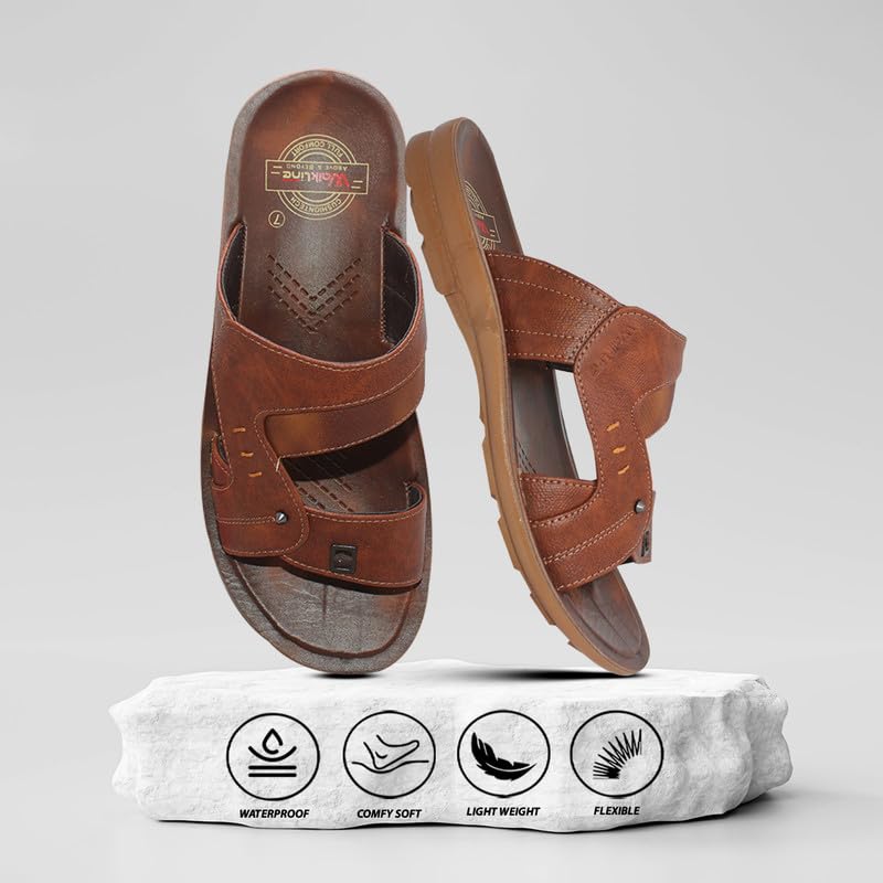 Image of WalkLine Soft Comfortable and Stylish Flip Flop Slippers for Men | Slipper for Men's chappals for men