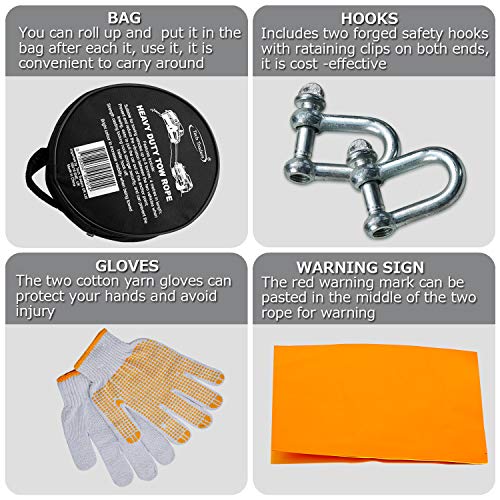 Cinghie di recupero, cinghia di traino, corda da