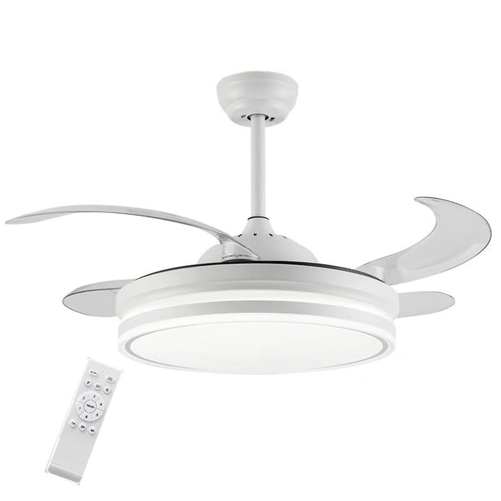 KLJUddGY Ceiling Fans with Lights 42in-48in LED Fandelier