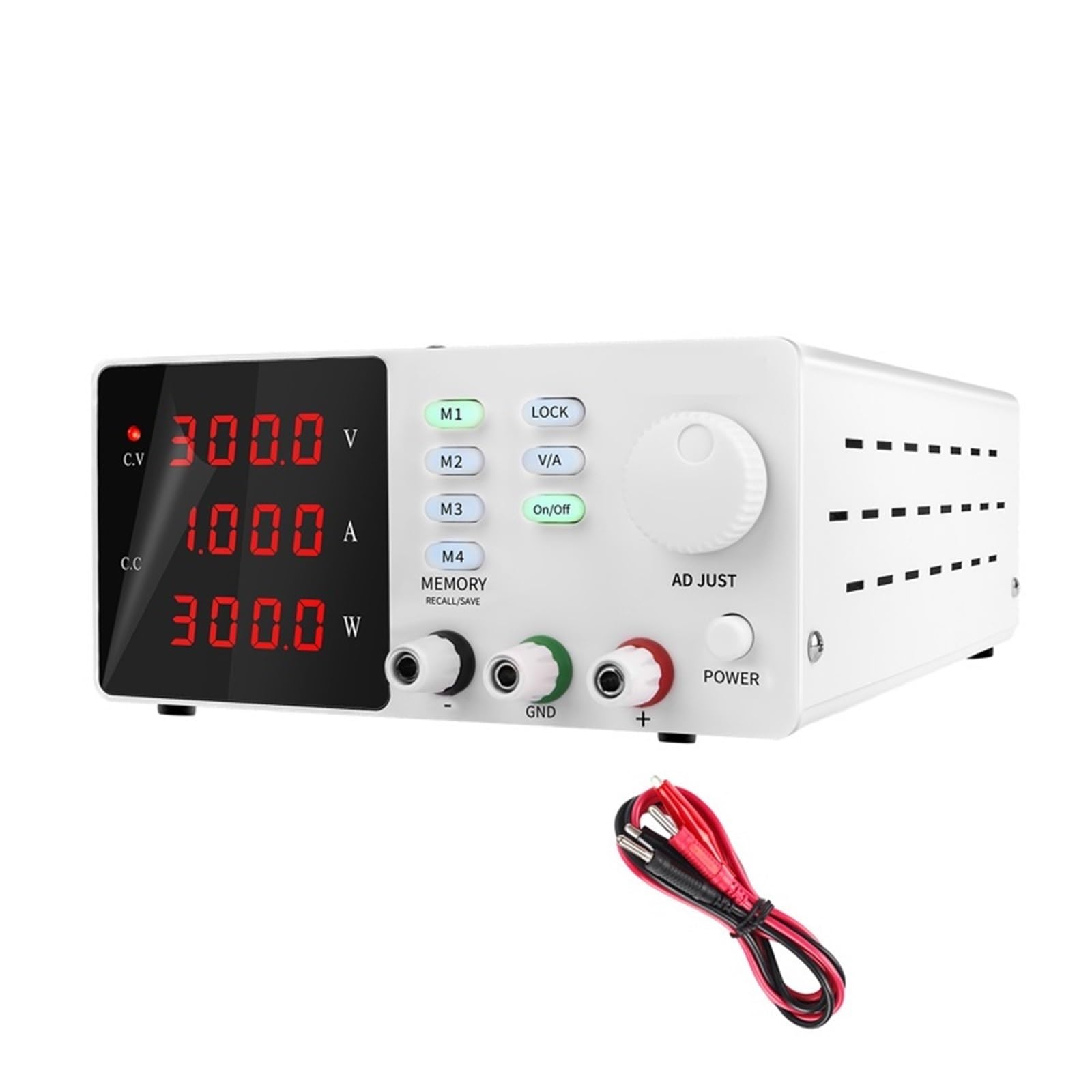 Interruttore da laboratorio programmabile digitale regolabile di precisione 1A Alimentatore CC Stabilizzatore di corrente 10A Proteggi USB(SPPS-S3001)