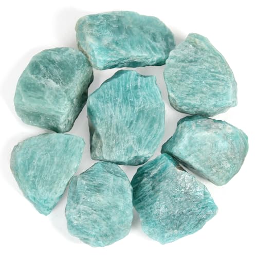 Amazonita en bruto, 500g Piedra Natural, Minerales en bruto,