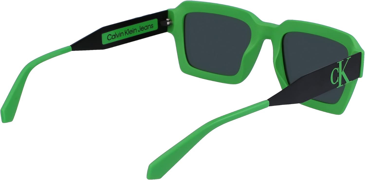 Calvin Klein Jeans Unisex Sunglasses, 300 Green, One Size