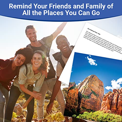 Stunning 4X6 In American National Parks Postcards 15Pk. Premium Set Of 15 Post Cards Of Beautiful Scenic Images For Friends And Family Who Love Hiking, Nature And Outdoors Or Frame Them As Wall Art! #TOP4