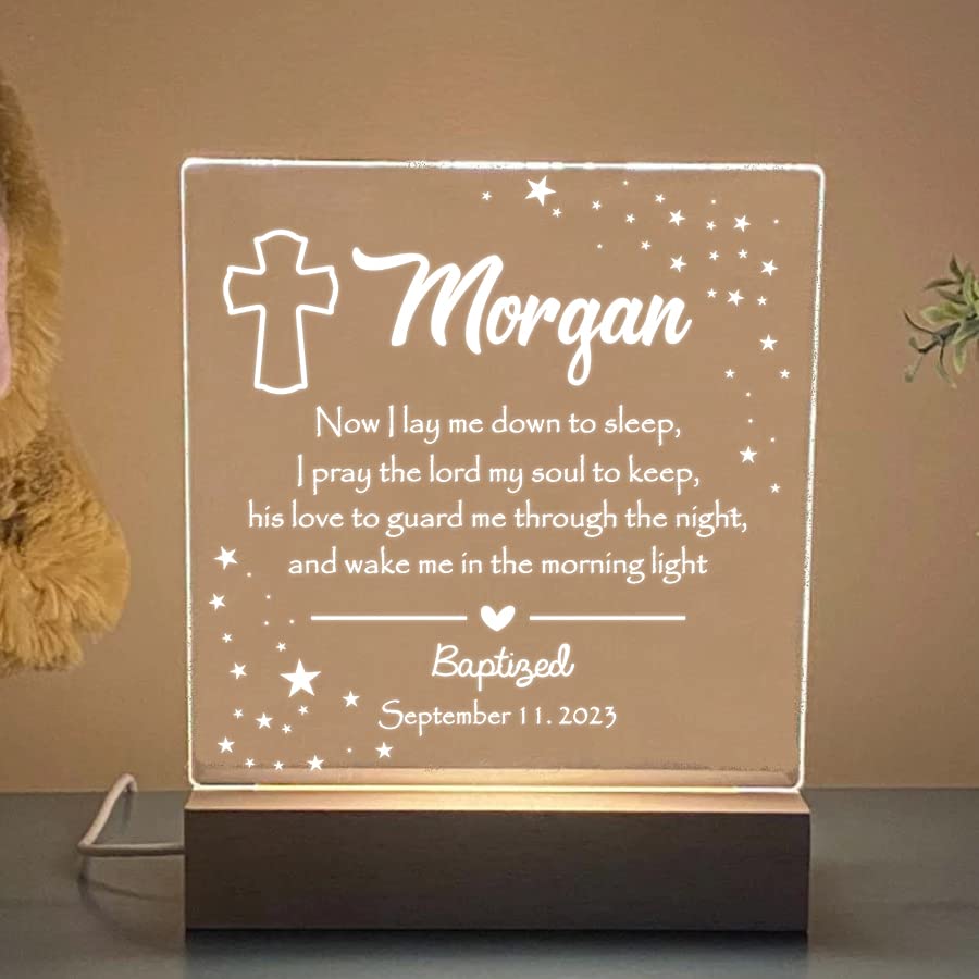Lámpara de noche personalizada para niños con nombre miniatura 3
