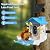 Bird Feeder with Camera Solar Powered - Smart Bird Feeder with 2K HD Camera, AI Identification, Solar Powered, Instant App Alerts, Birds Watching Gifts for Mom, Dad, Tech Lovers