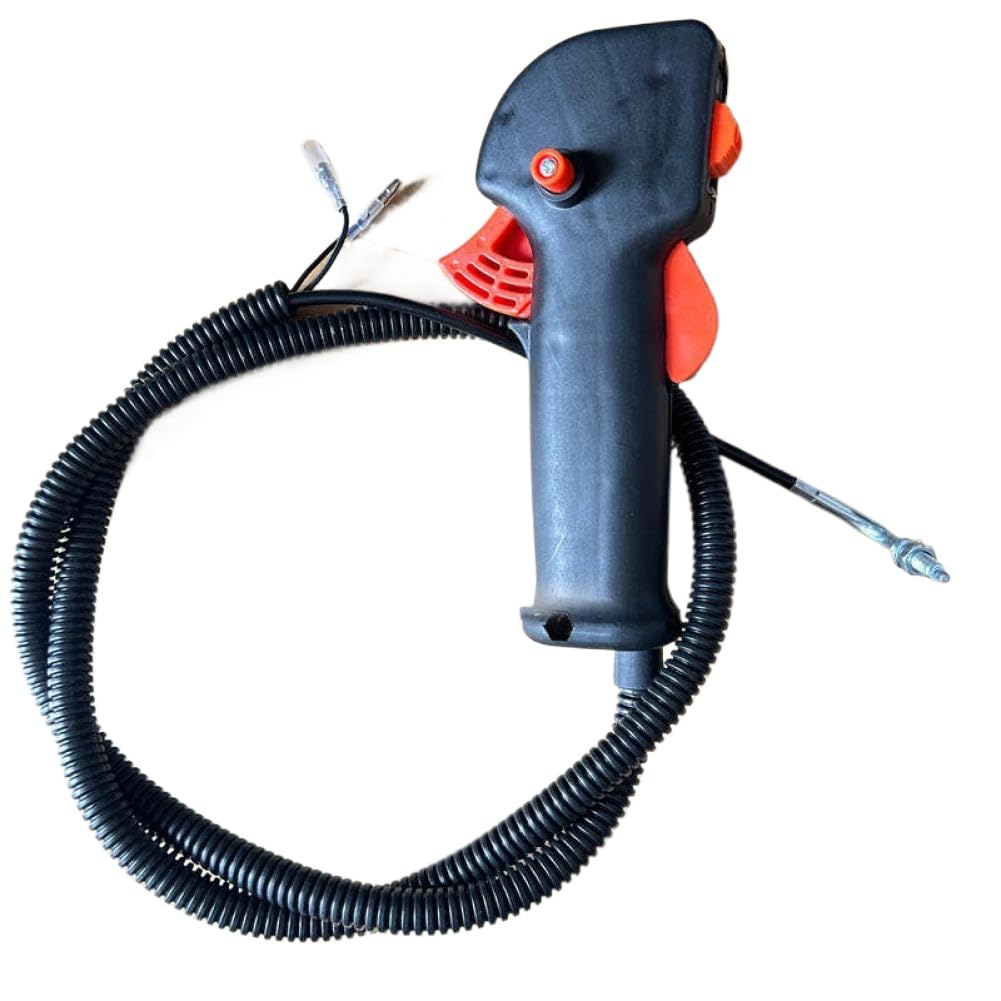Manillar de control de palanca del acelerador compatible con cortacésped HUASHENG KS865 EB650