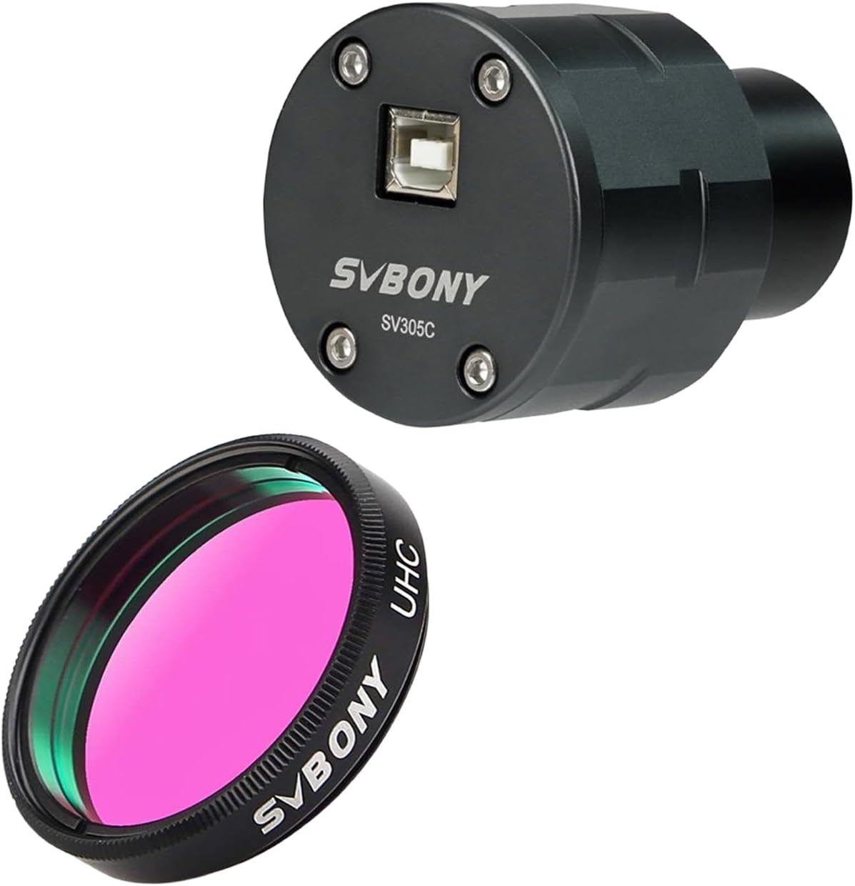 SVBONY Telescope Filter 1.25" UHC Filter Bundle with SV305C Planetary Camera