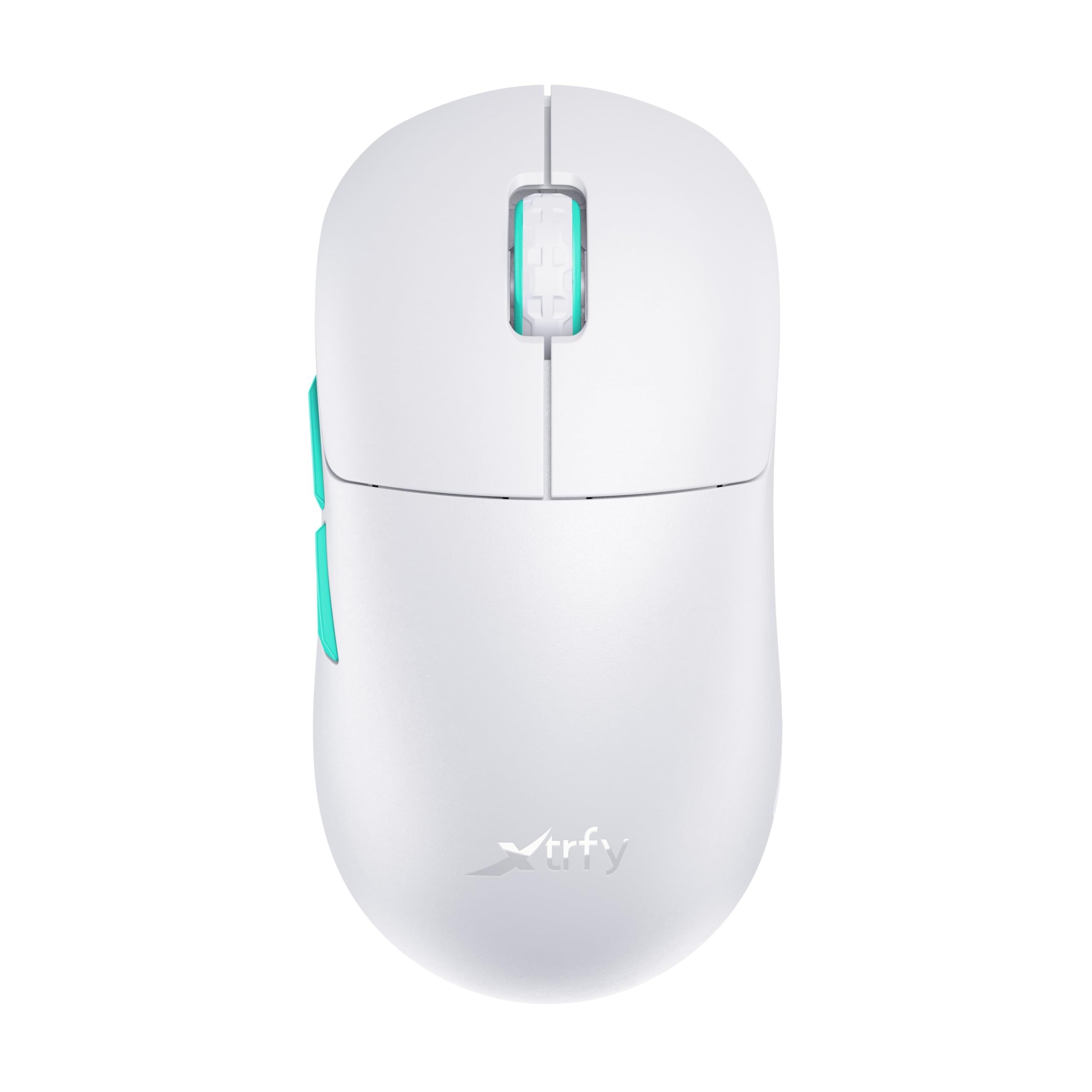 Xtrfy M8 Wireless, Wireless Ultra-Light Gaming Mouse, Optimised for E-Sports, 2.4 GHz, RF Extremely Low Front for Greater Precision, Rechargeable, White