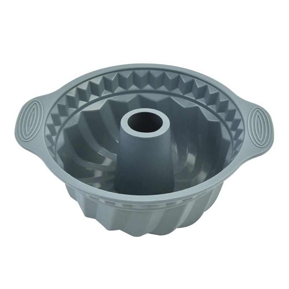 CTRLZS 1 PCS Silicone Mould for Pastry Cake Mould Bakeware Dessert Tools Muffin Bread Baking Accessories Nordic Gray