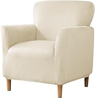 Vista 15 de XMAYODS Funda para silla de club, funda para silla de bañera, fundas suaves y redondas para silla de sofá, fundas de sofá con parte inferior #16