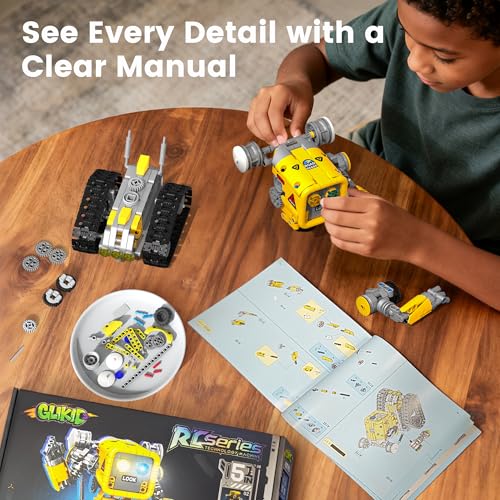 5 in 1 STEM RC Robotics Kit, APP & Remote Control Robot Building Kit, DIY Science Kits for Kids Age 8-12, 8 Year Old Boy Birthday Gift - Image 7
