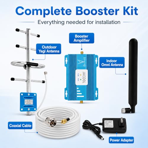 Image of Cell Phone Signal Booster for Verizon, 5G 4G LTE Band 13 700MHz | Verizon Cell Phone Booster for Home, 3,000 Sq Ft, FCC Approved, Multi-User, Outside Signal Required
