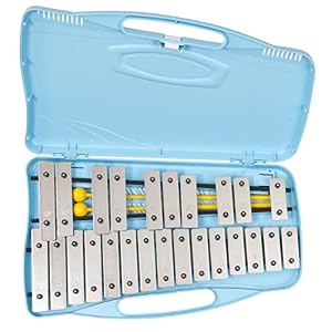 Angel AX25K Glockenspiel 25 Töne G2-G4 blau