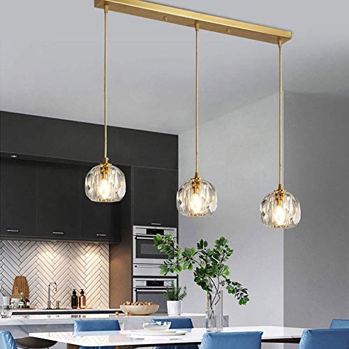 Chandelier cristal 6 lumières hauteur réglable pour plafond