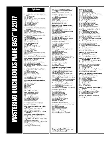 image for TEACHUCOMP Video Training Tutorial for QuickBooks v. 2017 Product Key 