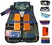 AWEOODS Tactical Vest Kit for Nerf Guns N-Strike Elite Series for Kids (Camouflage)