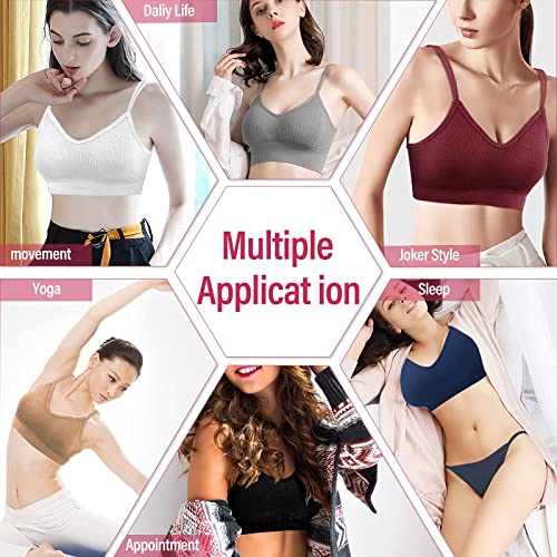 Brasier para dormir y hogar Thrilez elástico con copas extraíbles para mujeres 5