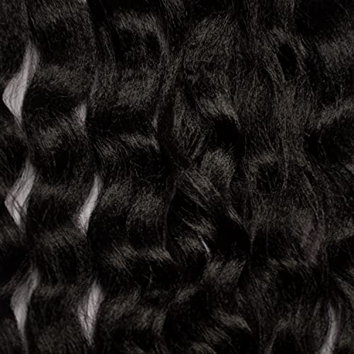 Darling Bohemian Braiding 9X Hair Extensions (3 Packs, 3X Per Pack), Pre-Stretched, Natural Black Soft Texture, Professional Soft Natural Texture Braid Hair, 52 Inch, 1B #TOP4