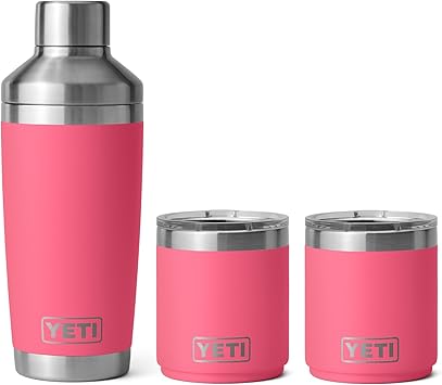 YETI Cocktail Set, 2 x 10 oz Lowballs, 1 x 20 oz Cocktail Shaker