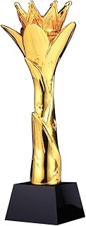 Crown Trophy Honor Gold Crown Trophy Personal Honor Gift Trophy Resin Gold Plated Trophy Customizable Text