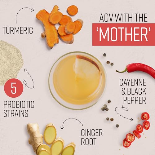 Apple Cider Vinegar with Mother 2000mg | 2 Month Supply | 180 Apple Cider Vinegar Capsules | ACV & Probiotics & Cayenne Pepper Capsules | Keto Tablets Alternative to Gummies | VitaBright ACV Complex - Image 2
