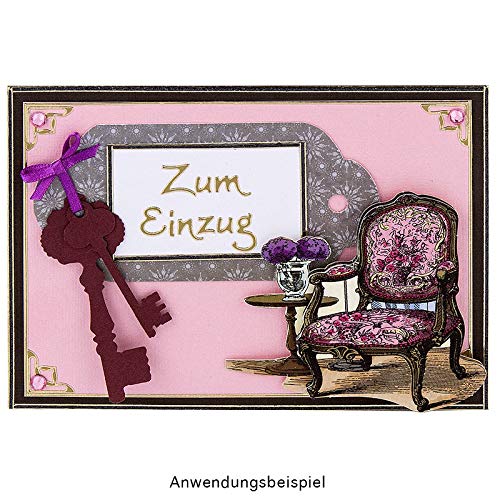 Fustella Jumbo A Forma Di Chiave Per Carta - Perforatrice Per Biglietti Fai Da Te, Matrimoni E Feste - Foto 3