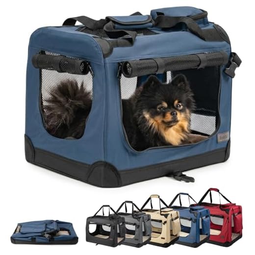 Faltbare Hundetransportbox für Reisen