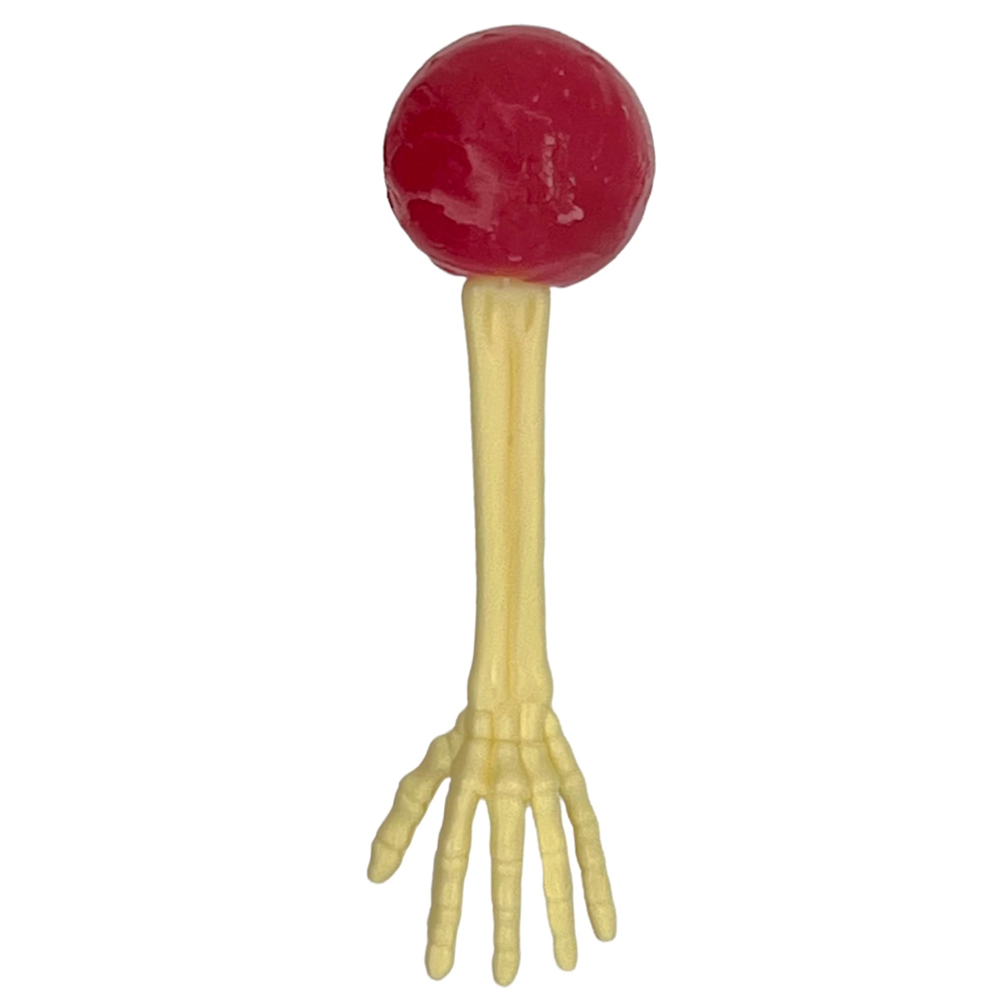 MIK funshopping Bonbons d'Halloween - Petit cadeau effrayant pour fête et snacks terriblement délicieux, bonbons emballés individuellement (sucettes Creepy Tasty Bones, 3 x 80 g)