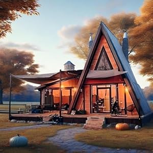 2-Story Luxury Triangular Modular Frame Villa Cottage Cabin Kit – Chalet Camping Building Resort Container Prefabricated Foldable Mobile Tiny Homes for Sale Prefab Tiny Houses to Live in for Adults