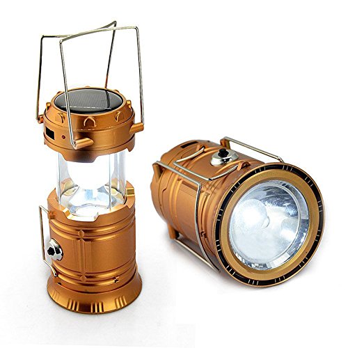 Travel Camping LED Solar Lantern + USB Mobile Charging Point + Torch Point - Colour Will be as per Stock-image-36