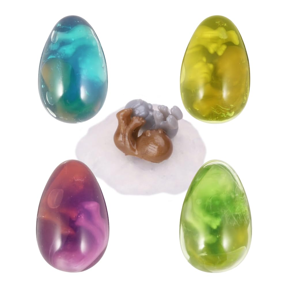 eMKay® Alien Egg with Twin Babies | Surprise Squishy Aliens in Gooey Slime | Party Bag Filler, Sensory Toy, Novelty Gift for Kids | 8.5cm Space Egg Toy for Boys & Girls