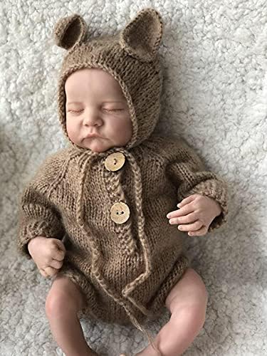 Miniatura 1 de Zero Pam Muñecas de bebé Reborn realistas de 19 pulgadas, muñecas de bebé Reborn de silicona suave, muñecas de bebé realistas con cuerpo de tela,