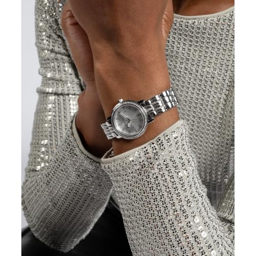 GUESS silver stainless steel luxury watch – image 4