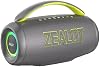 Parlante Bluetooth portátil ZEALOT, 80W pico a prueba de agua, sonido potente, emparejamiento dual, XBass, 25H de reproducción, parlante para exteriores con asa para campamento, playa, fiesta, patio (Gris) 2