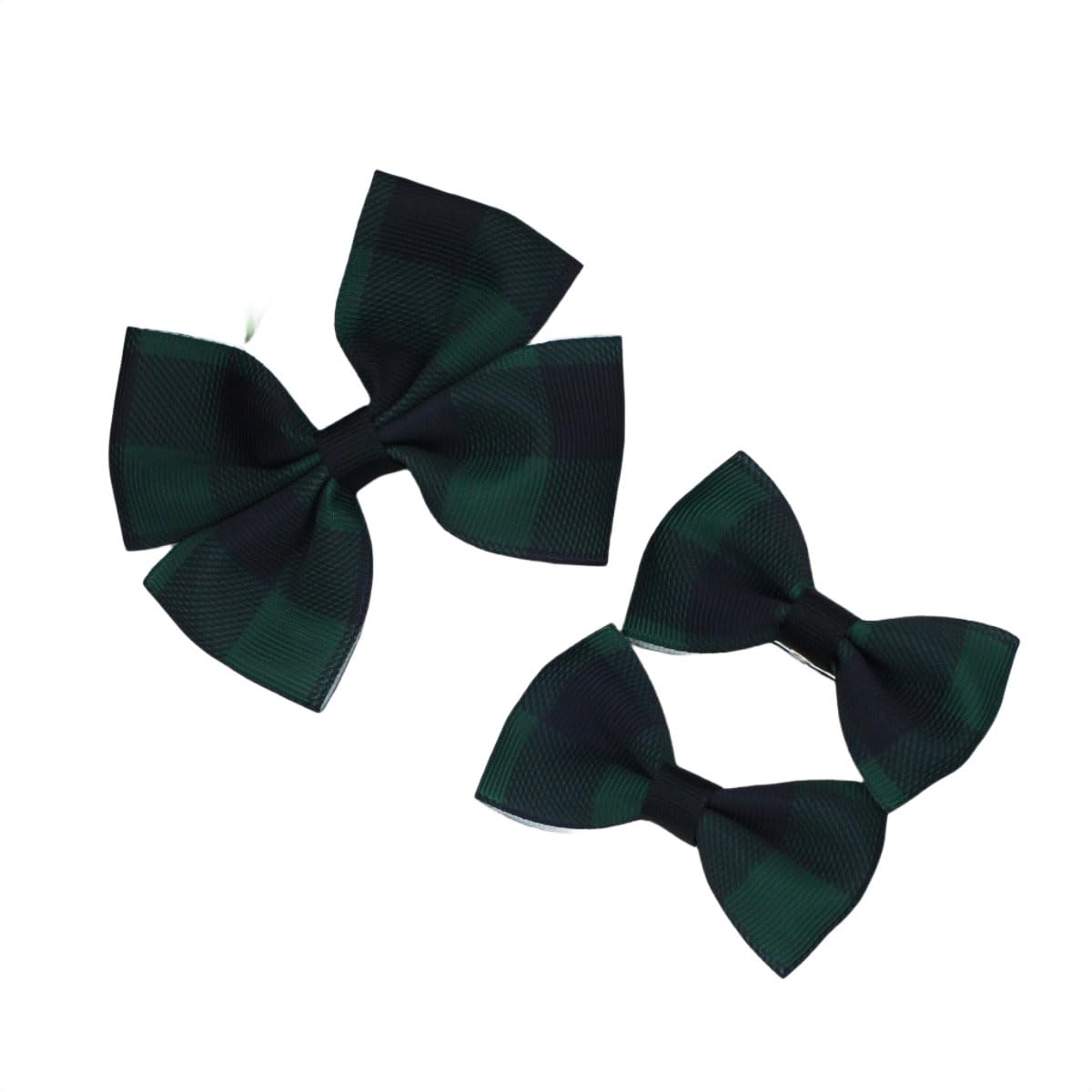 BBTDIN Baby Checkered Plaid Headband Bow Checkered Hair Band Baby Buffalo Plaid Hair Band Bow BBG82 (D3-Black Green)