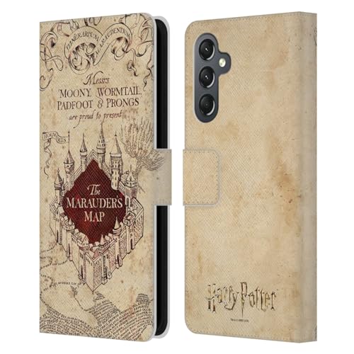 Licenza Ufficiale Harry Potter The Marauders Map Prisoner of Azkaban II Custodia Cover a Portafoglio Compatibile con Samsung Galaxy A25 5G pelle
