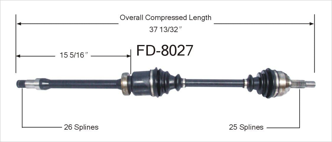 FD-8027 CV Axle Shaft