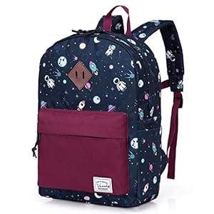VASCHY Kids Backpack, Cute Lightweight Preschool Backpack for Toddlers Boys Girls