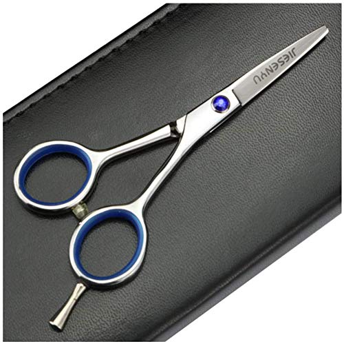 RWRAPS Set da Parrucchiere Forbici per Baffi con Anello in Gomma Forbici per Capelli Professionali