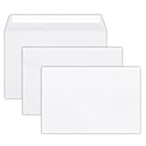 6x9 Booklet Envelopes - 50 pack - Mailing Envelopes Self Seal - White Letter Envelopes with Peel & Seal Closure - Open-Side 6x9 - Plain White 28 lb Paper for Business and Personal Use